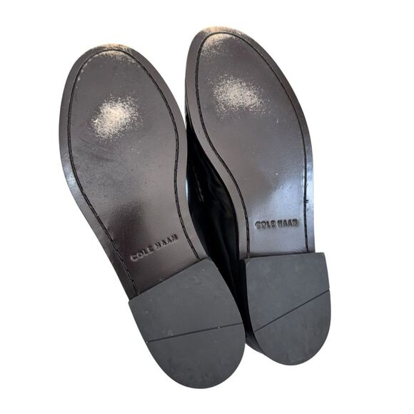 COLE HAAN MEN'S PINCH TASSEL BLACK HAND-SEWN LEATHER LOAFER, 03506 Size 10E - Picture 6 of 7